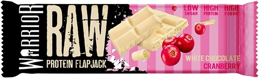 Warrior Raw Flapjack - White Chocolate Cranberry